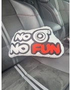 Poduszka z Napisem 'No Turbo No Fun' – Dla Fanów Motoryzacji
