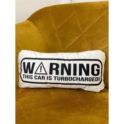 Poduszka motoryzacyjna na gadżet wArning – dla fanów prędkości