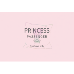 Poduszka na zagłówek Princess Passenger róż