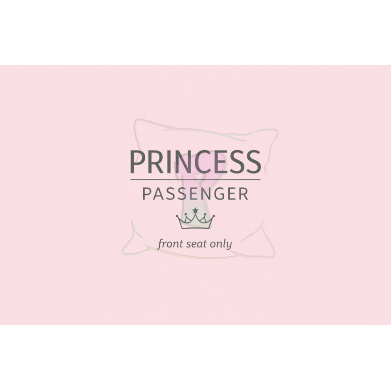 Poduszka na zagłówek Princess Passenger róż