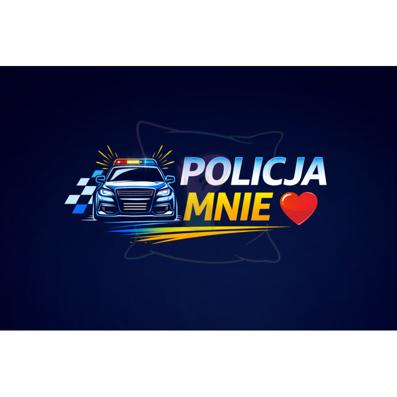 Poduszka na zagłówek Policja Mnie ❤️