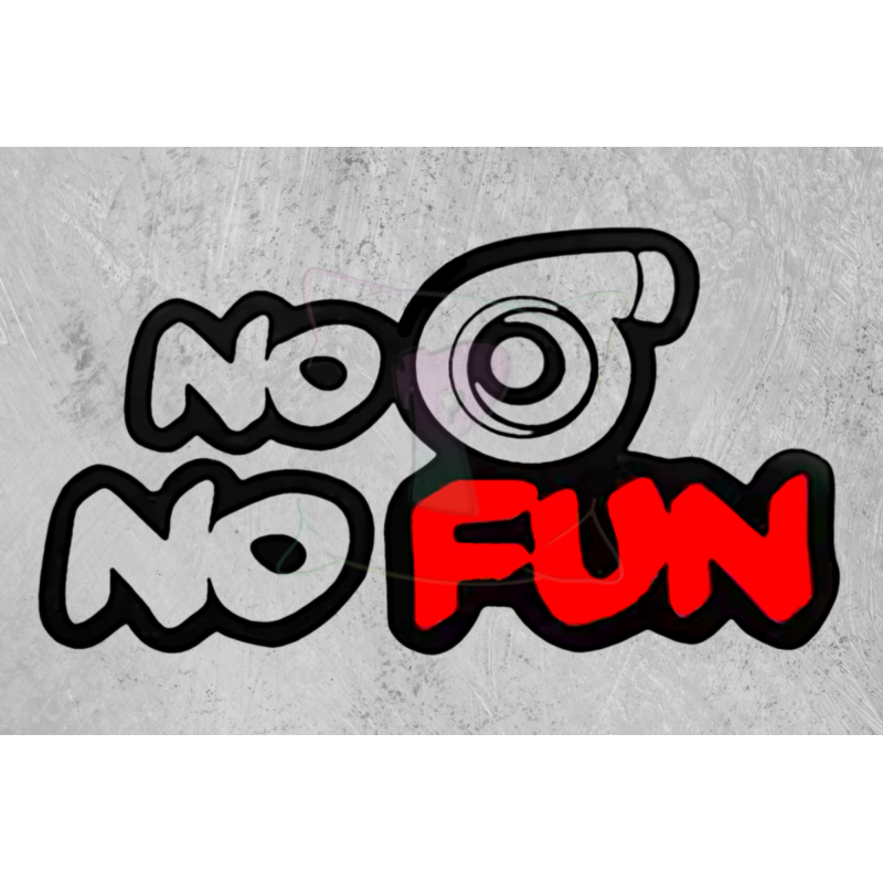 Poduszka na zagłówek No Turbo No Fun