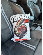 Poduszka motoryzacyjna Turbo ON - unikalny design dla fanów tuningu