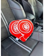 Poduszka motoryzacyjna z Motywem Turbo Love - Wyrazisty Design