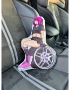 Poduszka Motoryzacyjna z Motywem Wheel Girl – Styl i Pasja